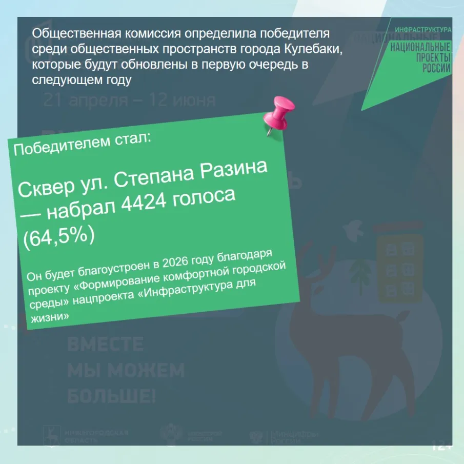 Подведены итоги рейтингового голосования в Кулебаках